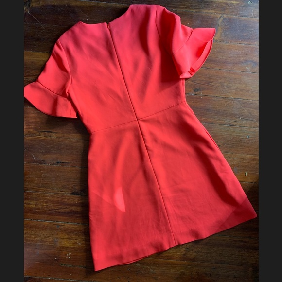 BANANA REPUBLIC Red short sleeve shift dress - Picture 2 of 6